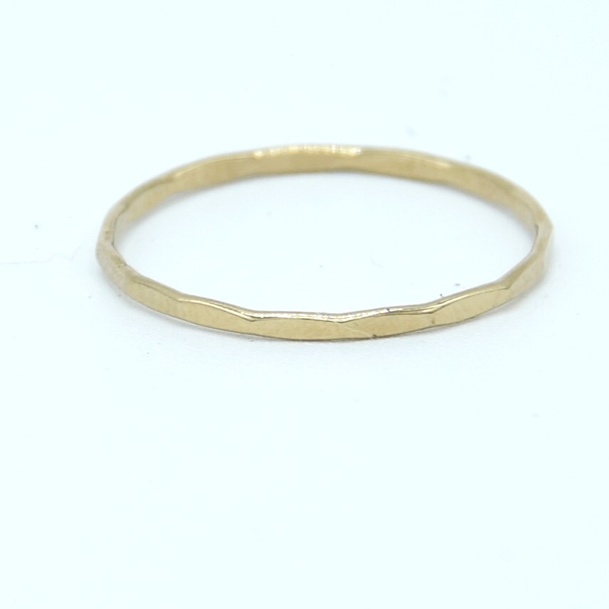 bague anneau or goldfilled fait main 974