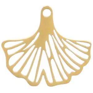 feuille ginkgo bijou fait main 974