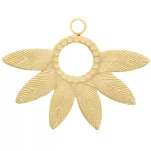 pendentif demi fleur